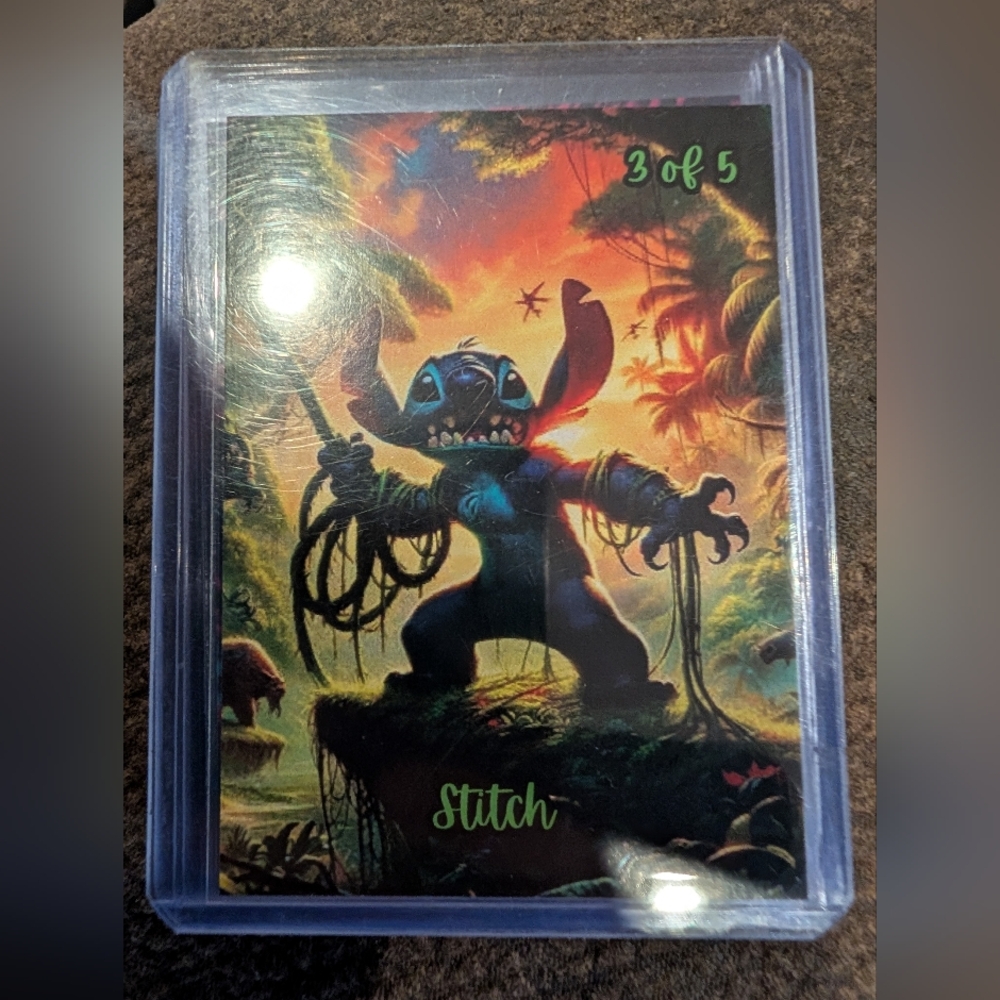 2025 3 Of 5 Stitch Collectible Card